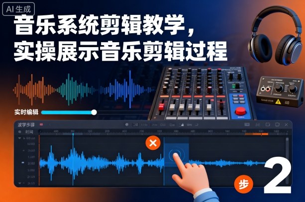 音乐系统剪辑教学，实操展示音乐剪辑过程502首码项目网-最新首码项目发布平台-零投资首码项目-工作流-首码项目赚钱-首码项目-首码项目-推广资源源码-学科资源-全网最全最新项目502首码项目网