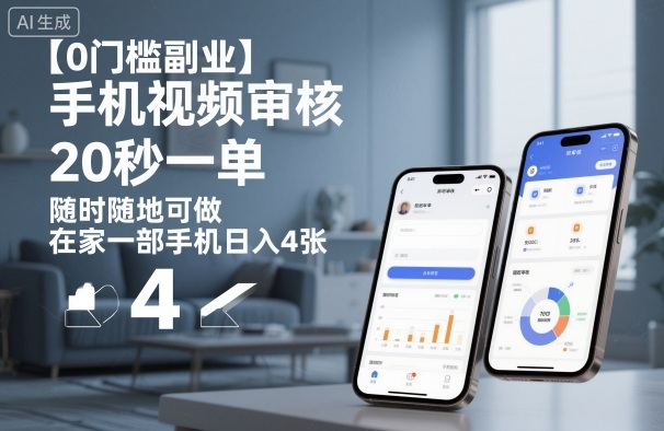 【0门槛副业】手机视频审核，20秒一单，随时随地可做，在家一部手机日入4张【揭秘】502首码项目网-最新首码项目发布平台-零投资首码项目-工作流-首码项目赚钱-首码项目-首码项目-推广资源源码-学科资源-全网最全最新项目502首码项目网