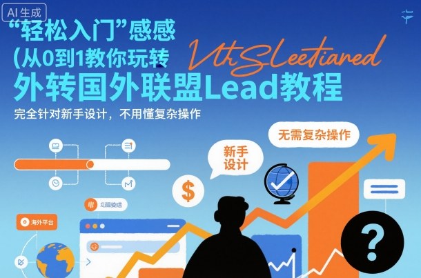 国外联盟賺美刀项目，从0到1教你玩转国外联盟Lead教程，纯新手可操作性100%502首码项目网-最新首码项目发布平台-零投资首码项目-工作流-首码项目赚钱-首码项目-首码项目-推广资源源码-学科资源-全网最全最新项目502首码项目网