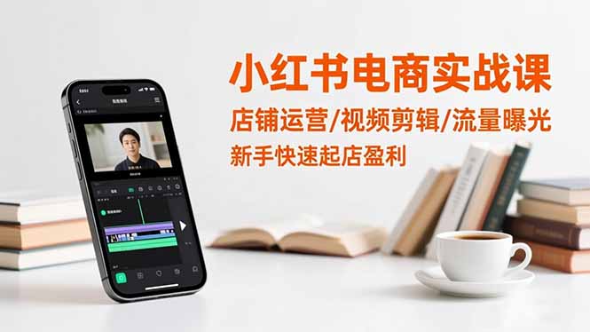 小红书电商实战课:店铺运营/视频剪辑/流量曝光,新手快速起店盈利502首码项目网-最新首码项目发布平台-零投资首码项目-工作流-首码项目赚钱-首码项目-首码项目-推广资源源码-学科资源-全网最全最新项目502首码项目网