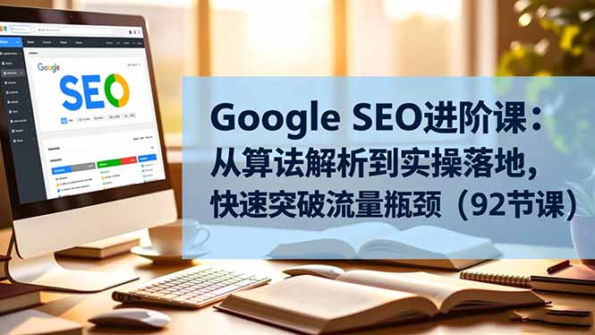 Google SEO进阶课：从算法解析到实操落地，快速突破流量瓶颈(92节课502首码项目网-最新首码项目发布平台-零投资首码项目-工作流-首码项目赚钱-首码项目-首码项目-推广资源源码-学科资源-全网最全最新项目502首码项目网