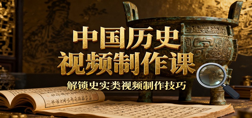 中国历史视频制作课：疆域地图集+参考文案+练习素材，解锁史实类视频制作技巧502首码项目网-最新首码项目发布平台-零投资首码项目-工作流-首码项目赚钱-首码项目-首码项目-推广资源源码-学科资源-全网最全最新项目502首码项目网