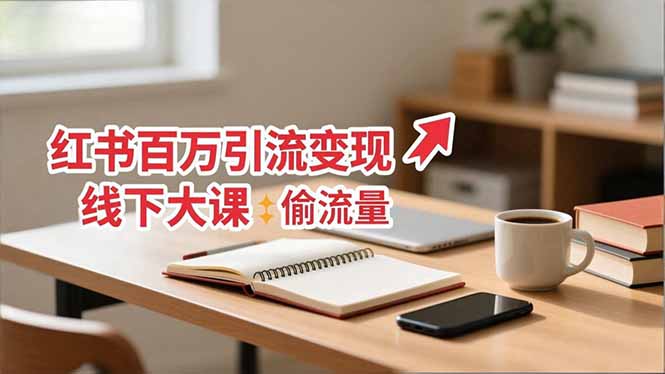 小红书百万引流变现-11月线下大课：分享从0到百万引流路径，手把手教偷流量、拿结果502首码项目网-最新首码项目发布平台-零投资首码项目-工作流-首码项目赚钱-首码项目-首码项目-推广资源源码-学科资源-全网最全最新项目502首码项目网