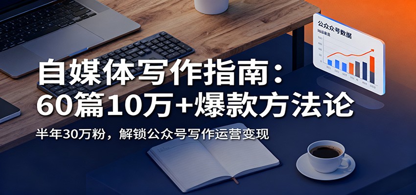 自媒体写作指南：60篇10万+爆款方法论，半年30万粉，解锁公众号写作运营变现502首码项目网-最新首码项目发布平台-零投资首码项目-工作流-首码项目赚钱-首码项目-首码项目-推广资源源码-学科资源-全网最全最新项目502首码项目网