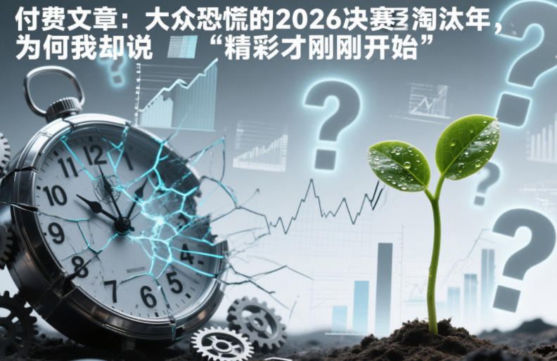 付费文章：大众恐慌的2026决赛淘汰年，为何我却说“精彩才刚刚开始”？502首码项目网-最新首码项目发布平台-零投资首码项目-工作流-首码项目赚钱-首码项目-首码项目-推广资源源码-学科资源-全网最全最新项目502首码项目网