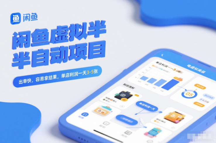 闲鱼虚拟半自动项目，出单快，容易拿结果，单店利润一天3-5张502首码项目网-最新首码项目发布平台-零投资首码项目-工作流-首码项目赚钱-首码项目-首码项目-推广资源源码-学科资源-全网最全最新项目502首码项目网