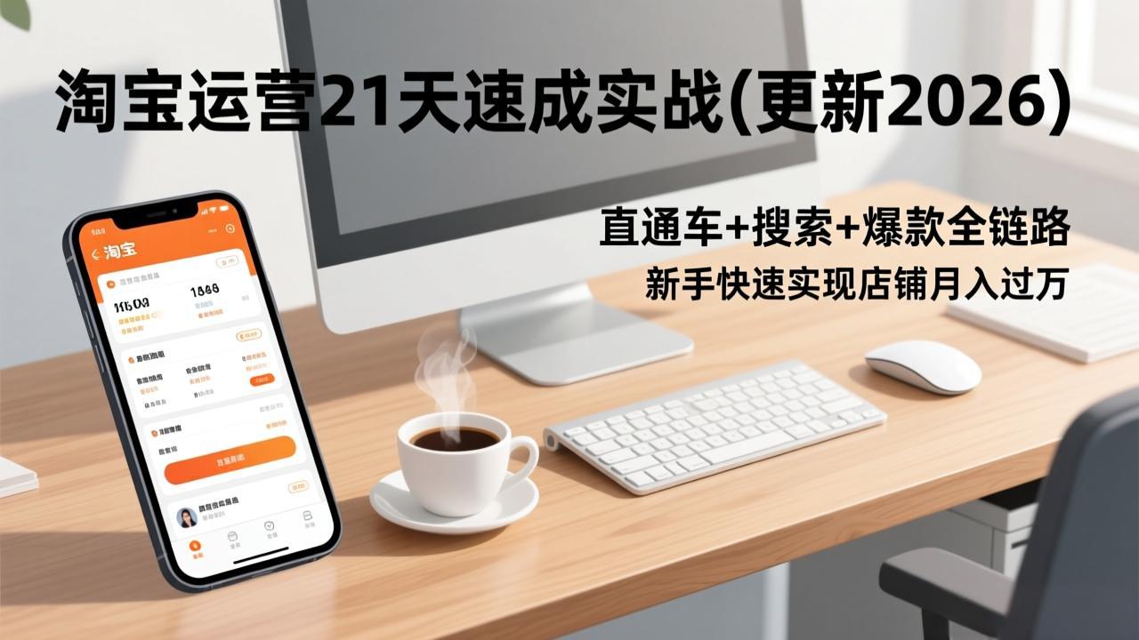 淘宝运营21天速成实战(更新2026502首码项目网-最新首码项目发布平台-零投资首码项目-工作流-首码项目赚钱-首码项目-首码项目-推广资源源码-学科资源-全网最全最新项目502首码项目网