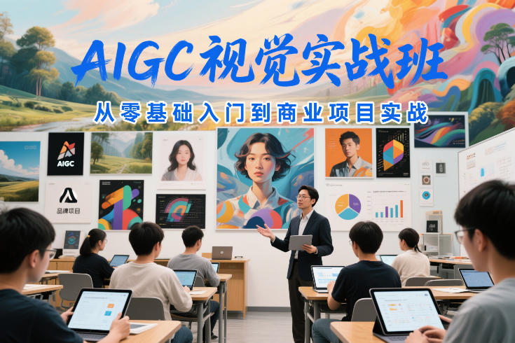 AIGC视觉实战班,从零基础入门到商业项目实战502首码项目网-最新首码项目发布平台-零投资首码项目-工作流-首码项目赚钱-首码项目-首码项目-推广资源源码-学科资源-全网最全最新项目502首码项目网