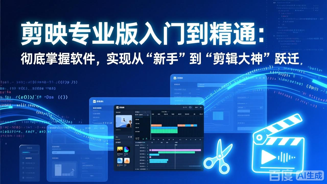 剪映专业版入门到精通：彻底掌握软件，实现从“新手”到“剪辑大神”跃迁502首码项目网-最新首码项目发布平台-零投资首码项目-工作流-首码项目赚钱-首码项目-首码项目-推广资源源码-学科资源-全网最全最新项目502首码项目网